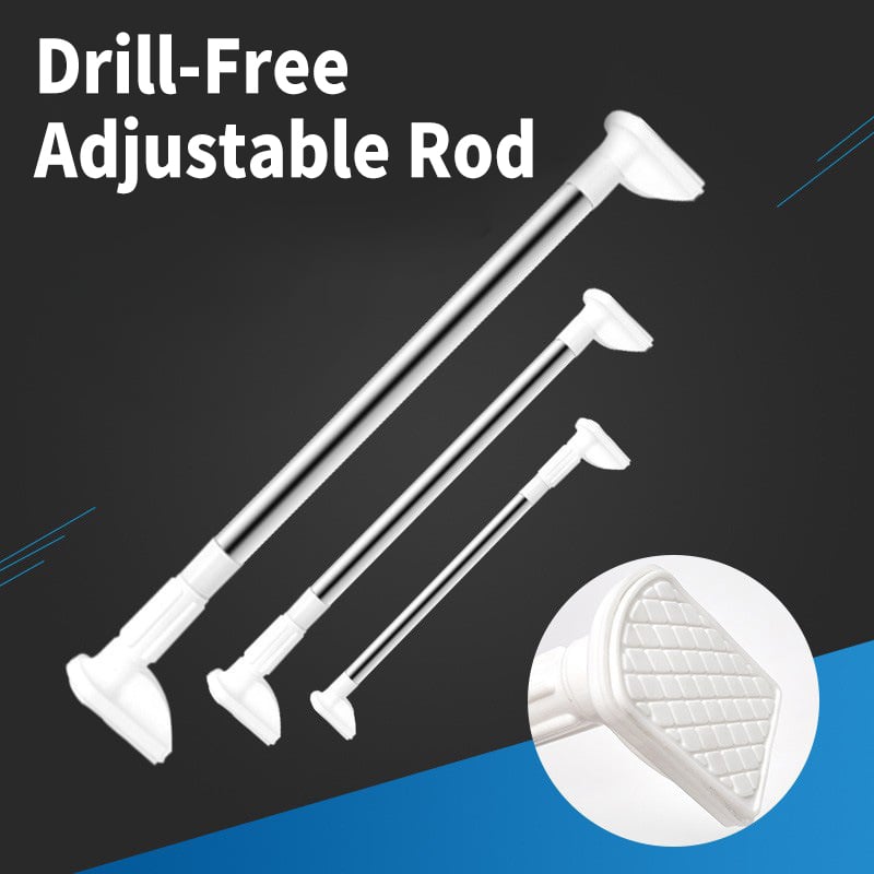 Drill-Free FlexiCurtain Rod